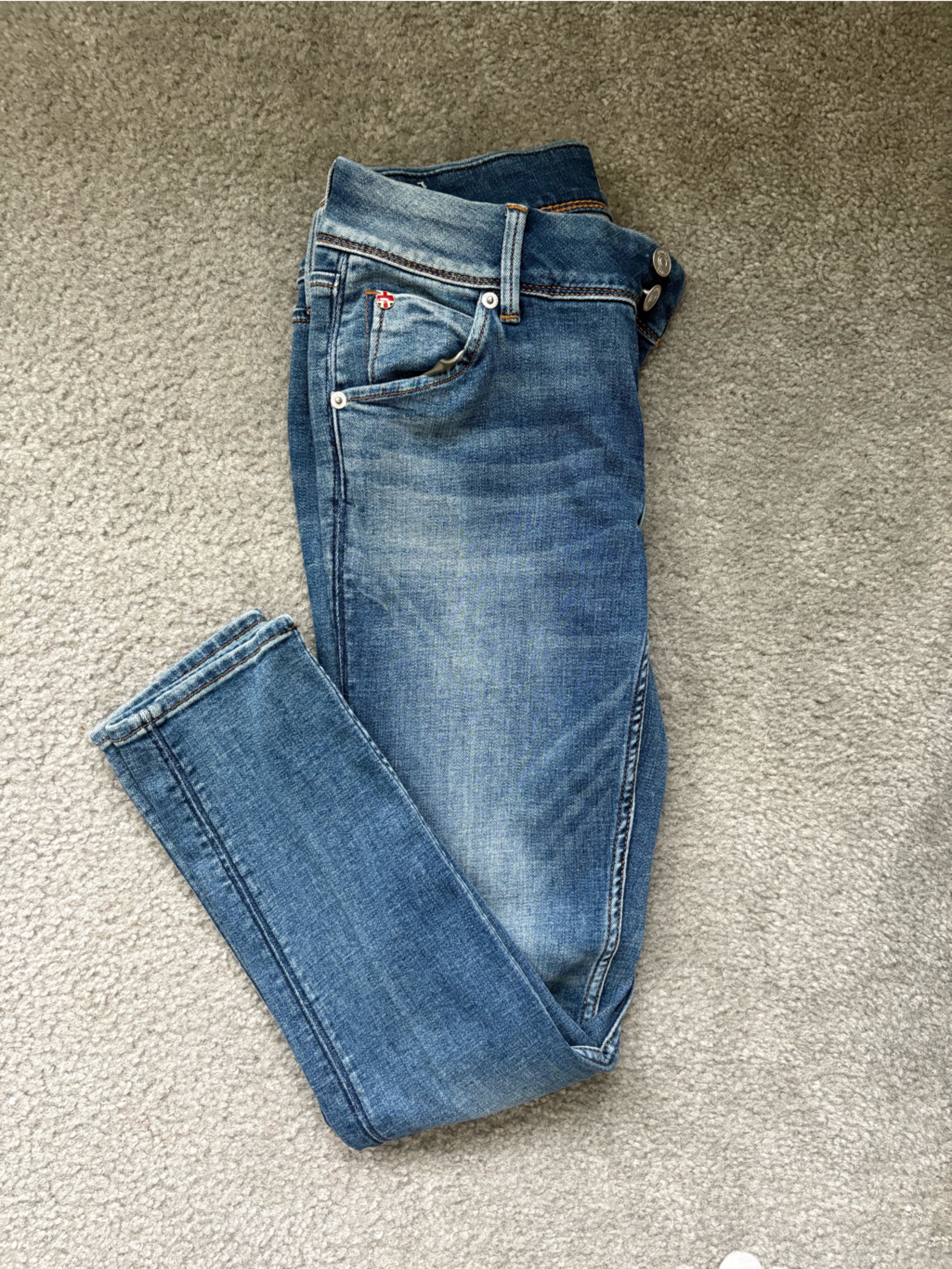 Hudson Jeans Blue Denim Skinny Jeans